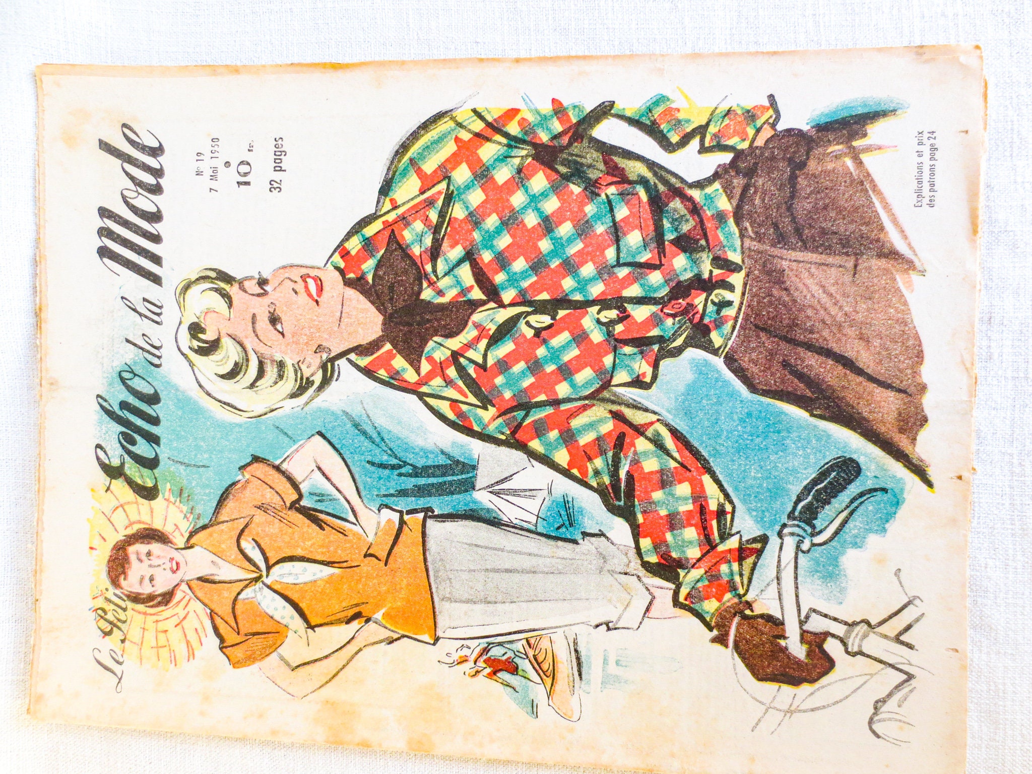 フランスのヴィンテージ ファッション雑誌: Le Petit Echo de la Mode