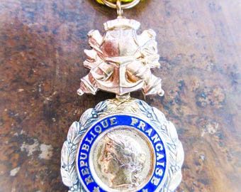 French Military Medal Award, Republique Francaise, WWI Medal - Etsy