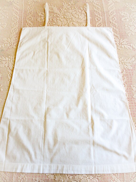 French Antique Cotton Slip, Undergarment, Chemise… - image 6