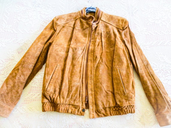 Vintage 1990s Wilson's Suede Jacket, Mens Size 42… - image 1