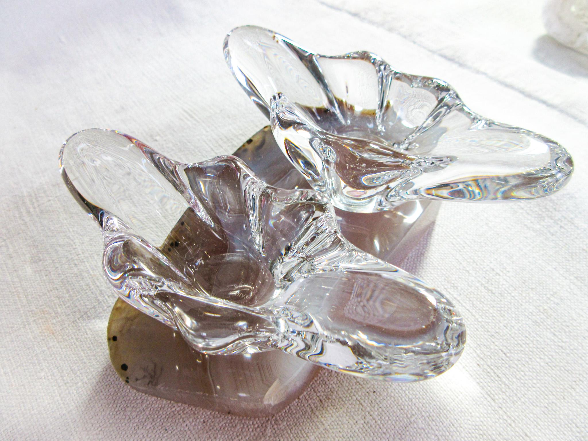 セーヴルアンティーククリスタルダブルソルトセラー：フランス製鉛入り