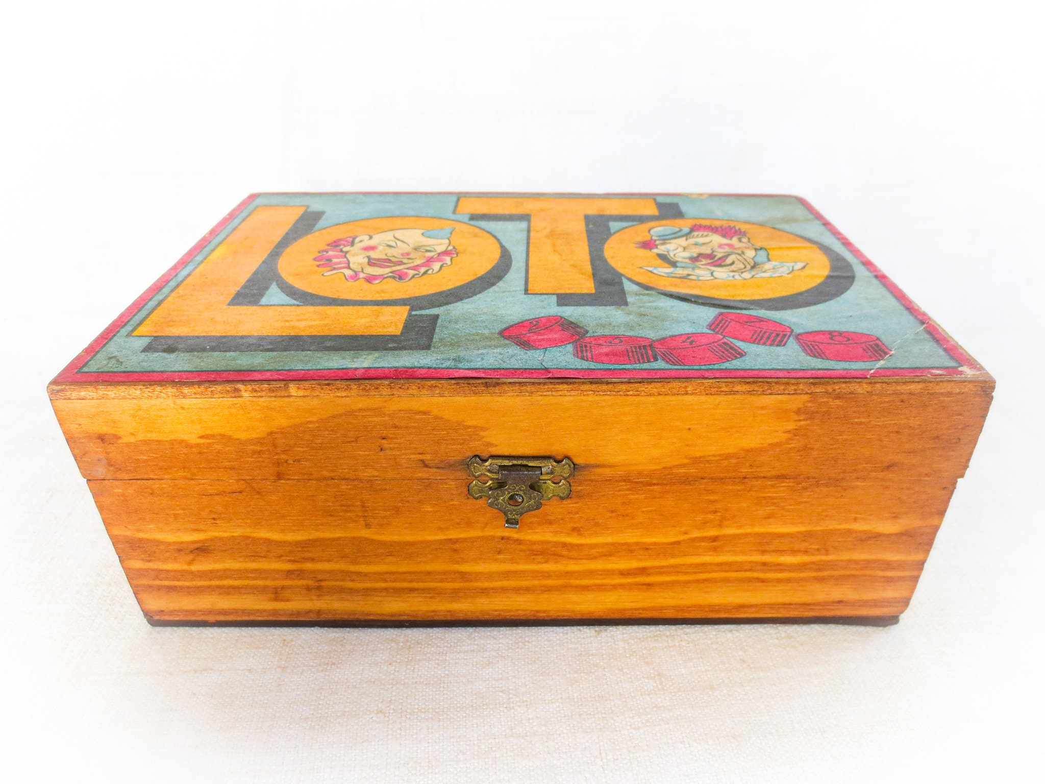 アンティーク　フランス　LOTO ビンゴ 激安通販の Game: Loto French Antique ビンゴ アンティーク フランス
