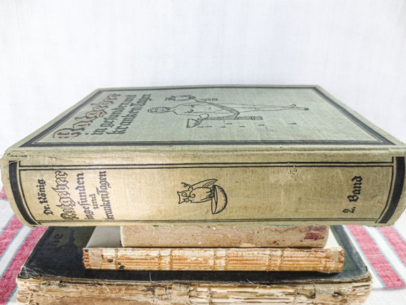 アンティークドイツ医学書：1928年版ケーニッヒ博士のガイド、第2巻