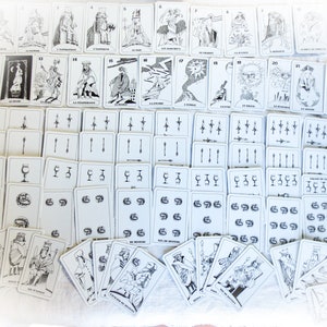 Le Tarot des Pauvres, Le Tarot Divinatoire Le Plus Facile, French Tarot Cards, 78 Cards Complete, Original Box, by Carta Mundi, Booklet