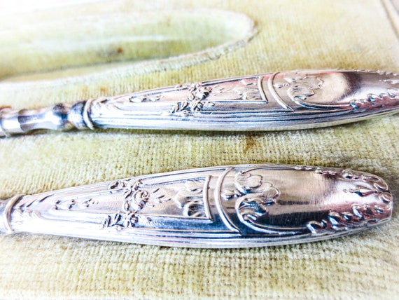 アンティークフランス製スターリングシルバーのマニキュアセット