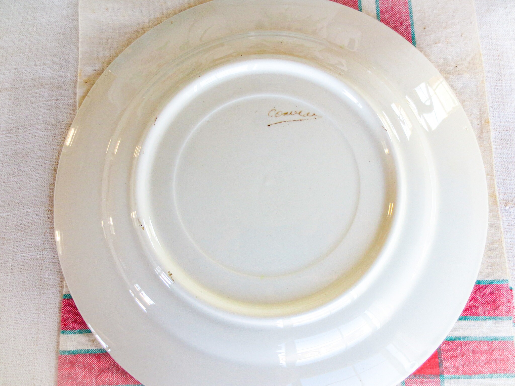French Faience Plate: Bicentennial Revolution Souvenir, Kitchen
