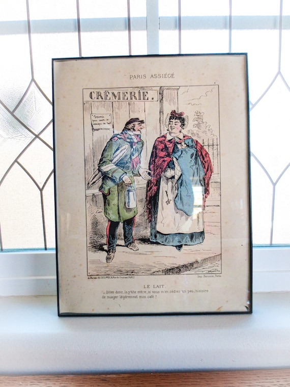 普仏戦争の風刺画：1870年代のフランス政治風刺画リトグラフ - Etsy 日本