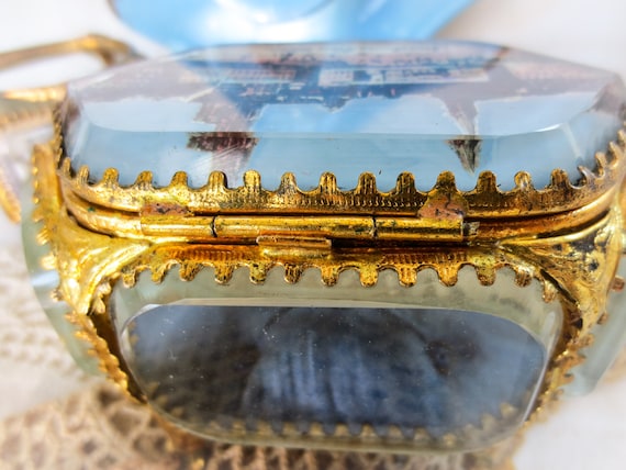 オルモルアンティーク六面体のジュエリーボックスーフランス、スーベニール19世紀 アンティーク六面体のジュエリーボックスーフランス19世紀オルモル