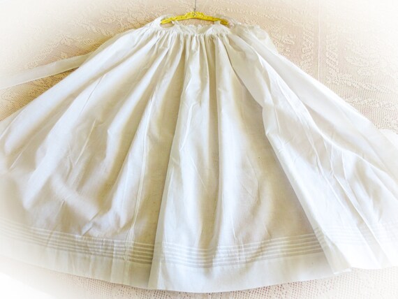 Fr. Antique  Child's Jumper, Gown, White Cotton, … - image 7