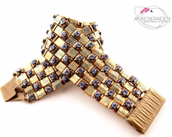 English pattern for the Night Shimmer bracelet