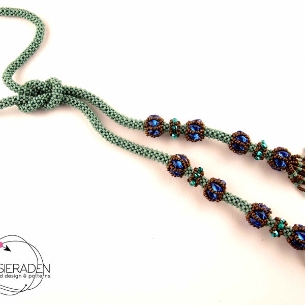 English pattern for The Charleston lariat