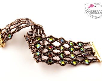 English pattern for the Weaves of light bracelet