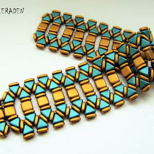 English pattern for the Princess of the Nile Bracelet