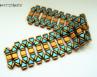 English pattern for the Princess of the Nile Bracelet