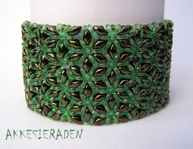 Engels patroon voor de O-Mosaic armband afbeelding 3