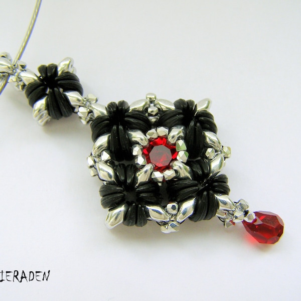 English pattern for the Moonshine Pendant