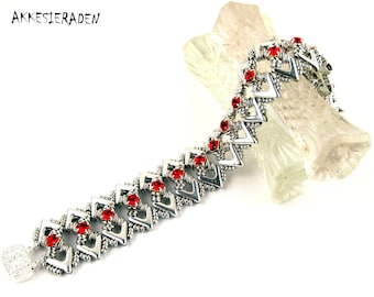 English pattern for the  Mountain tops bracelet