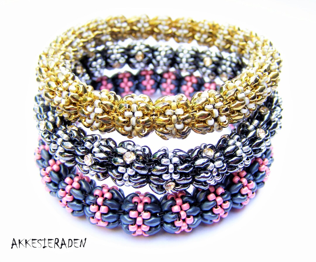 English Pattern for the Bubble Bangle - Etsy