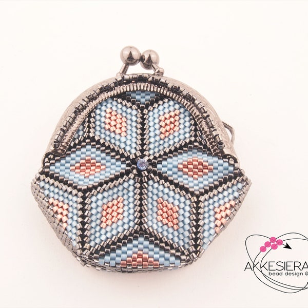 English pattern for the coin purse Diamonds