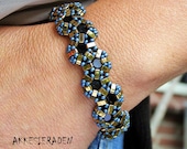English pattern for the Shiny Mosaic bracelet
