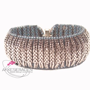 English pattern for the bracelet Ribbels