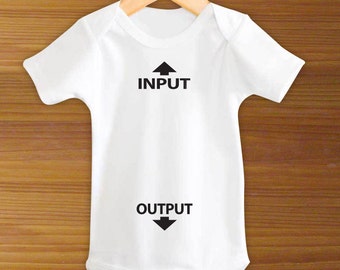 Bodysuit or Toddler Shirt, Input Output Geek, Baby Bodysuit, Baby Shower Gift, Girls, Boys