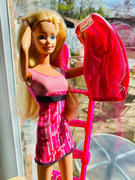 Vintage Barbie Clothing Set From 1988. It Includes a Dress a Boxy Jacket High Heels With the Barbie B Logo. the Doll is Not Included. Etsy Canada