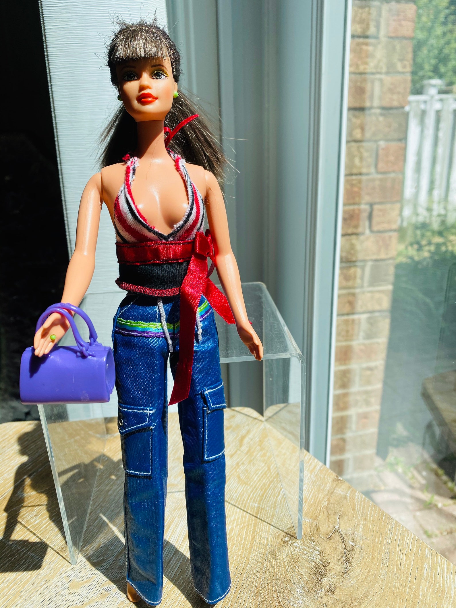 Barbie Doll Clothes 3pc Set Barbie Cargo Pants 1998 Bralette - Etsy UK