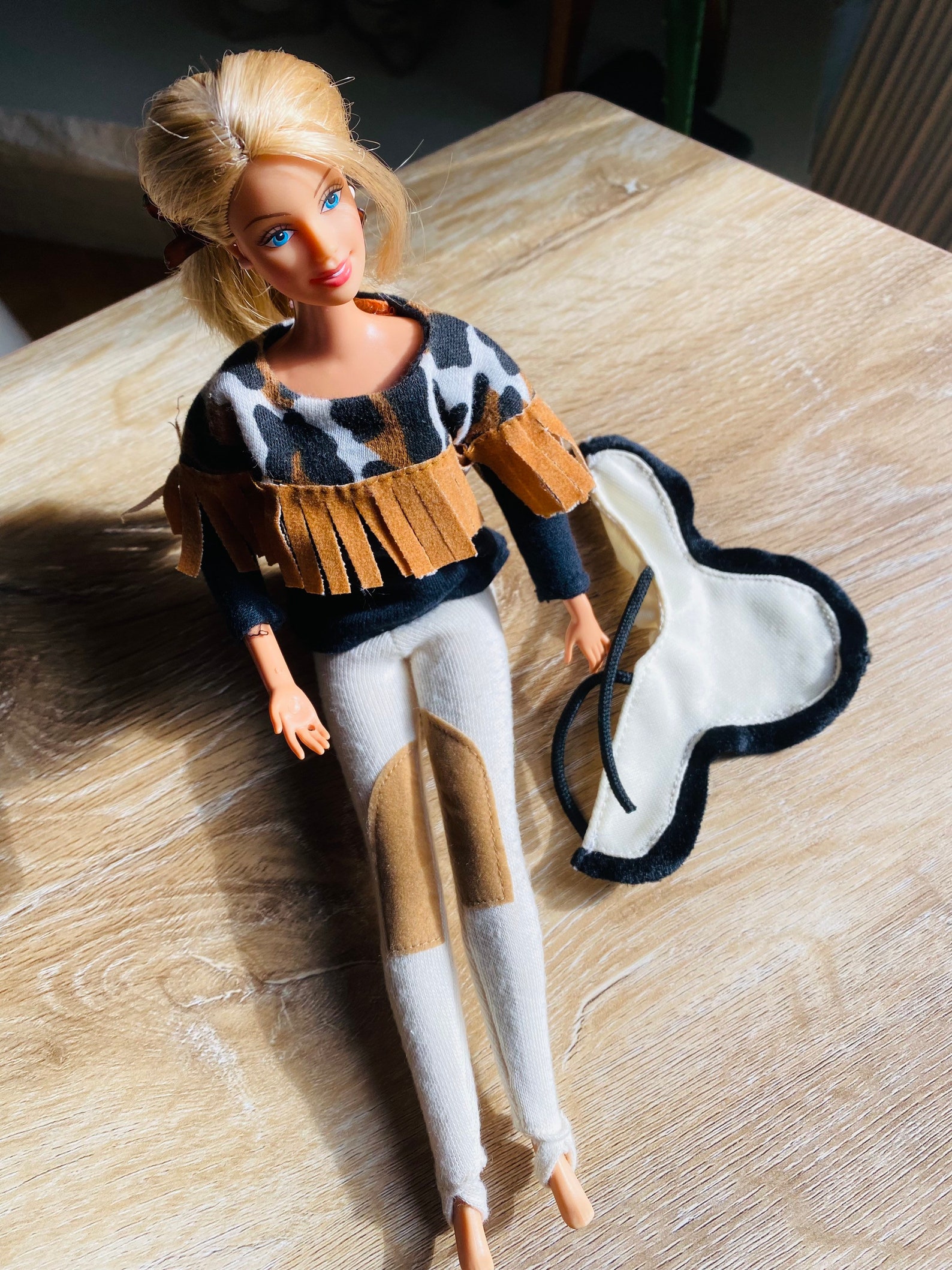 Barbie Puppenkleidung Barbie Cowboy Western Fransen Top mit | Etsy
