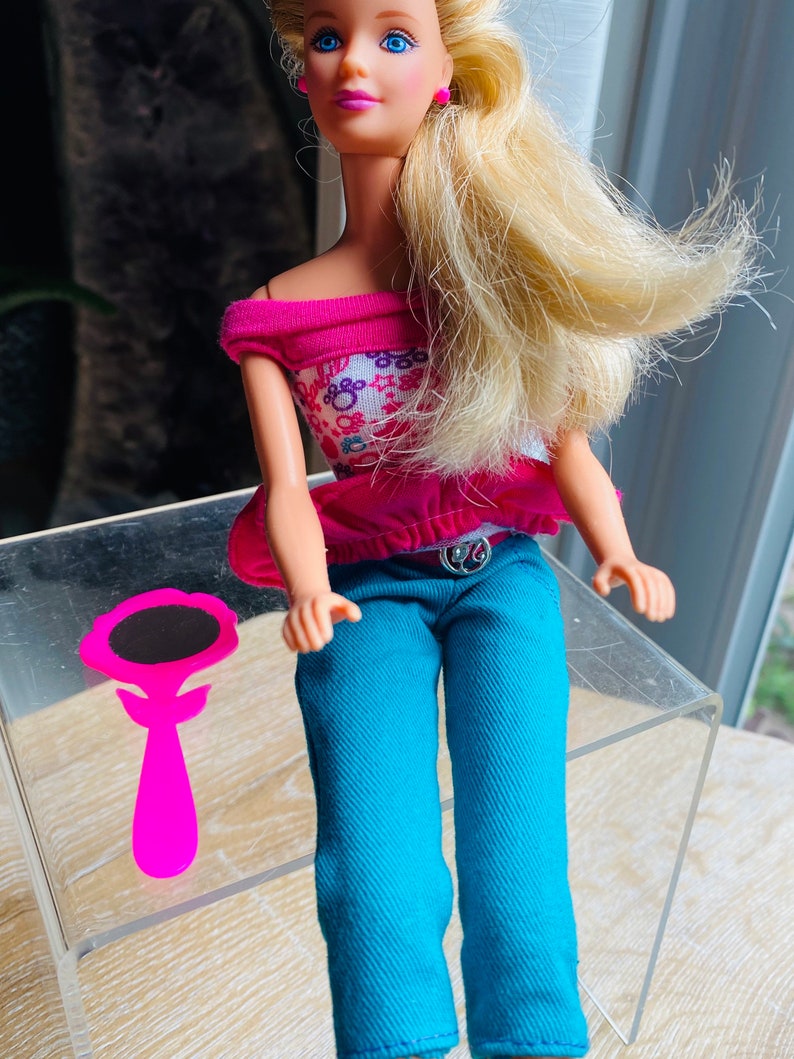 Barbie Doll Clothes, Barbie Pant is Cotton Soft, With Barbie Logo Top and Belt, Barbie is City