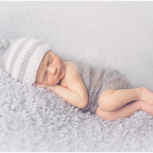 Newborn boy coming home outfit / cashmere newborn hat / baby boy hat / newborn boy hospital hat / hats for newborn boy / hand made baby hat image 1