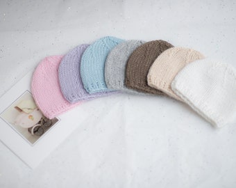 Newborn coming home hat 100% cashmere / Baby girl hat / Newborn boy outfit / newborn hats for girls / newborn boy hospital hat cashmere