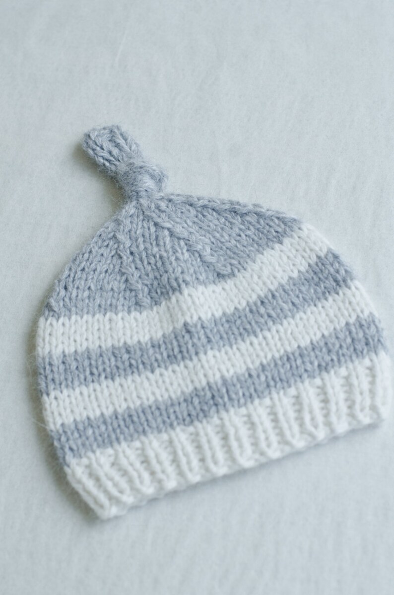 Baby Hat 100 Cashmere Yarns / Baby Photo Prop Hat Top Knot Beanie