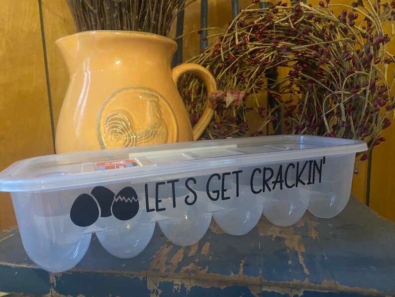 Plastic Reusable Egg Cartons With Funny Sayings. Etsy