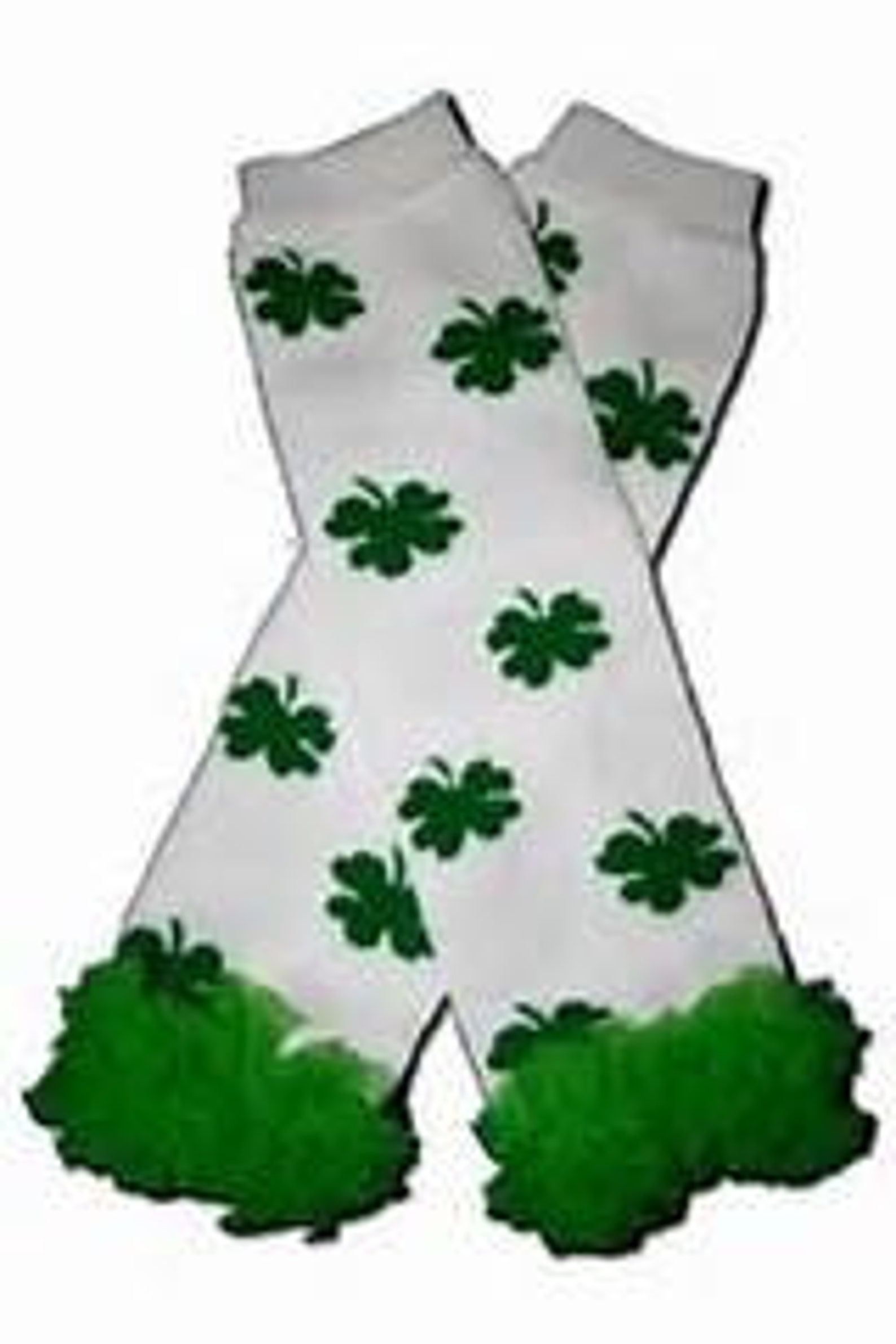 St. Patrick's Day 4 Leaf Clover Leg Warmers With Custom Etsy