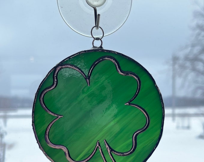 Four Leaf Clover Suncatcher wall hanging ornament home decor