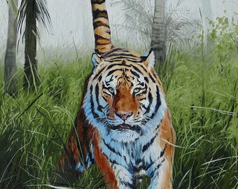 Tiger Original Oil Painting by Eric Sweet