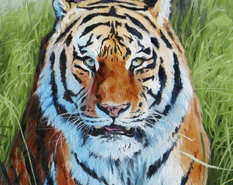 『生活応援うー特価』　Aykid Tiger アイキッド　タイガー　絵画　油絵 il_340x270.3867958000_d2vg.jpg