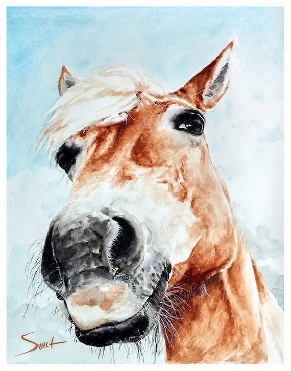 Horse Face Paint Easy