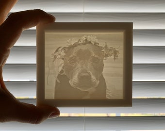 Impresión 3D personalizada de Lithophane