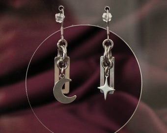 Boucles d'oreilles "Adèle" en acero inoxidable