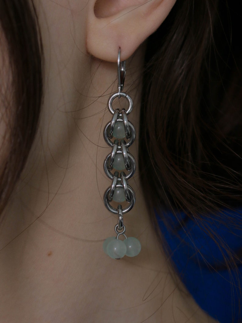 Boucles d'oreilles It en acier inoxydable image 3