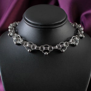 Collier / Choker "Ripley" en acier inoxydable