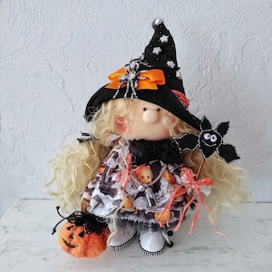 Handmade Decorative Witch Doll - Halloween Home Decor