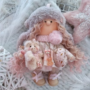 Textile Doll Tilda Cute Dragon Doll Handmade Interior Doll Fabric Doll Tilda Nursery Decor Doll OOAK Rag Doll Tilda