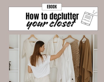 How to declutter your closet ebook | How to sell your clothes online