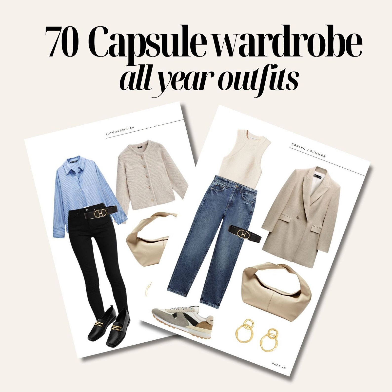 70 Capsule Wardrobe Guide Outfit for Women With Capsule Wardrobe