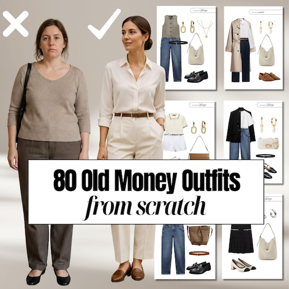 Old Money Capsule Wardrobe for Women – 80 Classic & Elegant Outfit Ideas for Timeless Style
