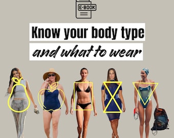 Determine Your Body Shape Using Measurements | How to dress for your body type digital download ebook