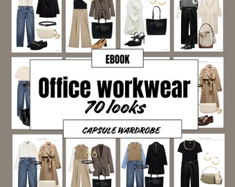 Office 70 outfit ideas for women casual | Find your style | Seasonal colors | Declutter your wardrobe guide EBOOK